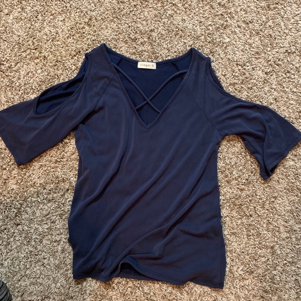 Cold shoulder top